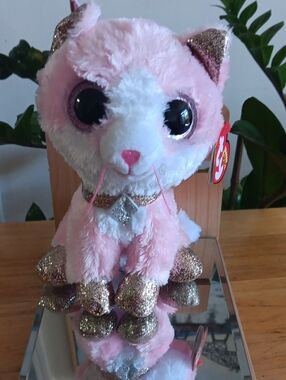 Ty Beanie Boos Fiona the Cat New